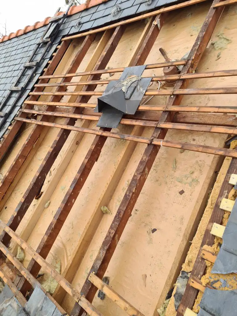 Isolation par découvrement toiture 95